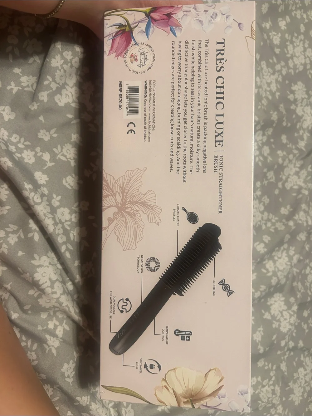 Ionic Straightener Brush